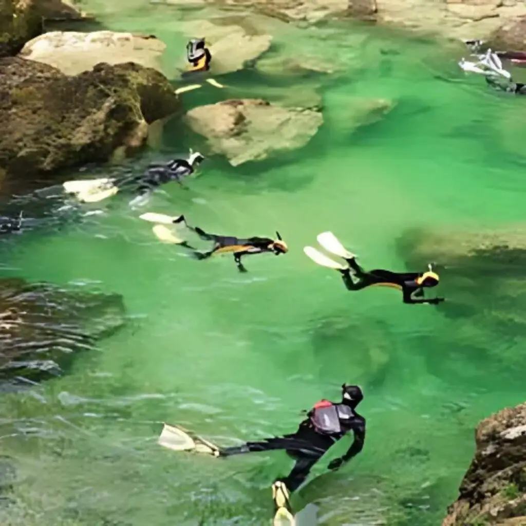 Magic Dive am Traunfall
